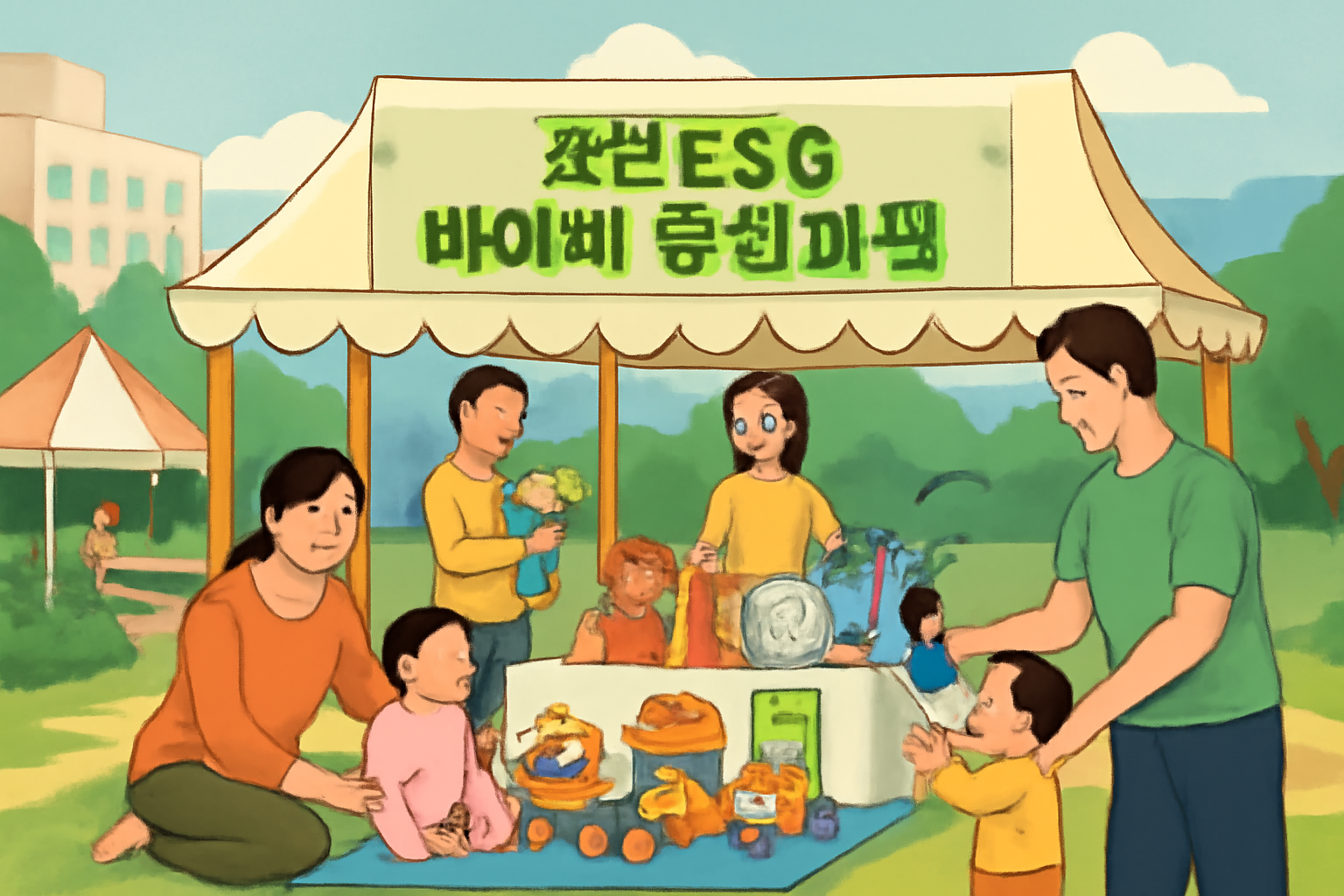 금천구육아종합지원센터 으쓱 ESG, 베이비 플리마켓